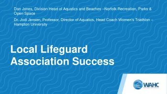 Local Lifeguard  Association Success  collaboration  the action of working with  someone to