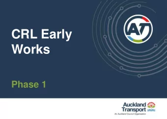 Works  Phase 1  2  3  Indicative start dates  2015  2016  2017  Nov  Dec  Jan  Feb  Mar  Apr  May