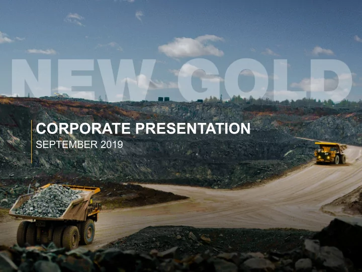 corporate presentation