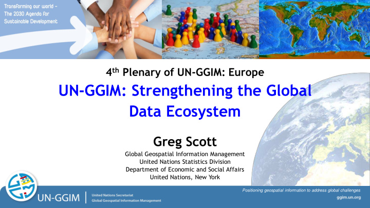 un ggim strengthening the global data ecosystem