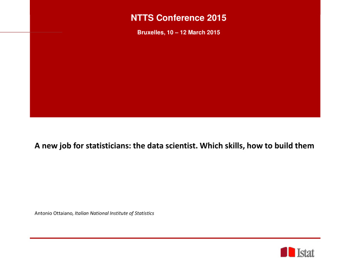 a new job for statisticians the data scientist which