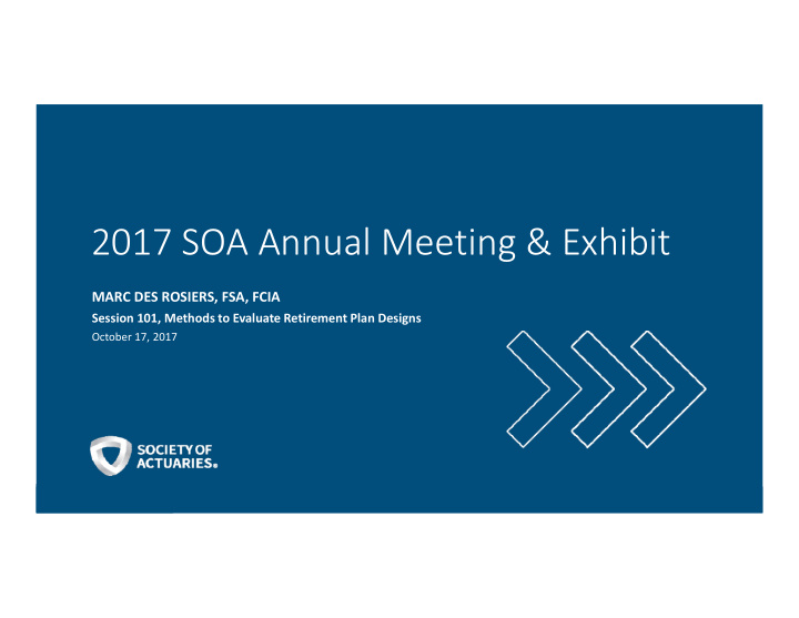 2017 soa annual meeting exhibit