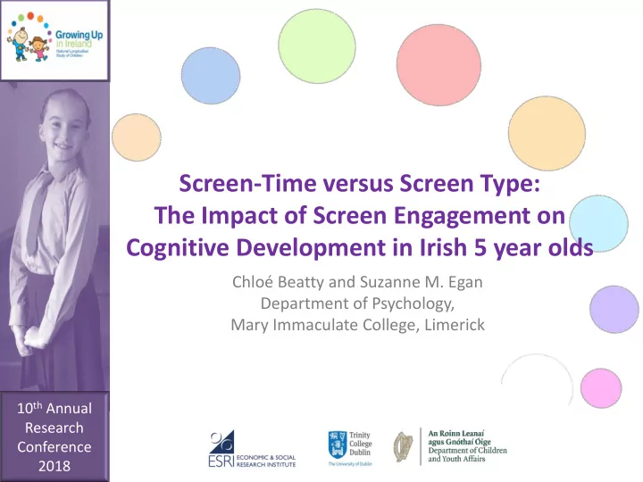 cognitive development in irish 5 year olds