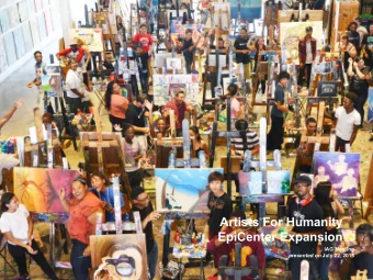 Artists For Humanity  EpiCenter Expansion  IAG Meeting presented on July 22, 2015  AFH  context by