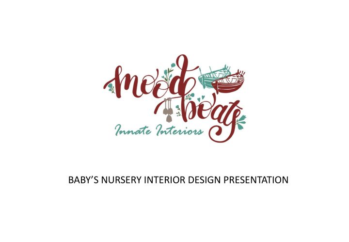 baby s nursery interior design presentation monochromatic