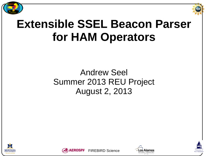 extensible ssel beacon parser for ham operators
