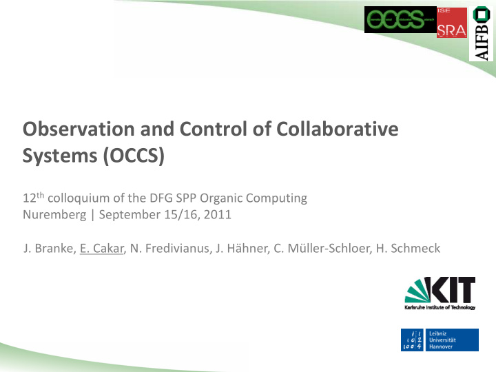 systems occs