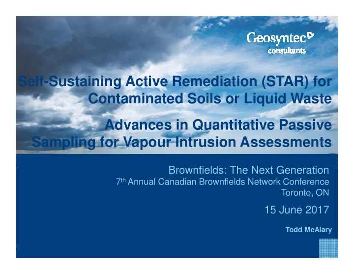 self sustaining active remediation star for contaminated