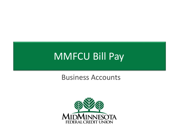 mmfcu bill pay