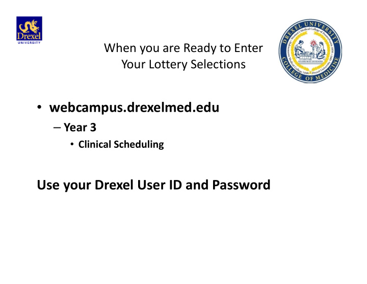 webcampus drexelmed edu