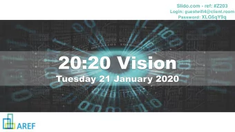 Slido.com - ref: #Z203  Login: guestwifi4@client.room Password: XLG6qY9q  Slido.com - ref: #Z203