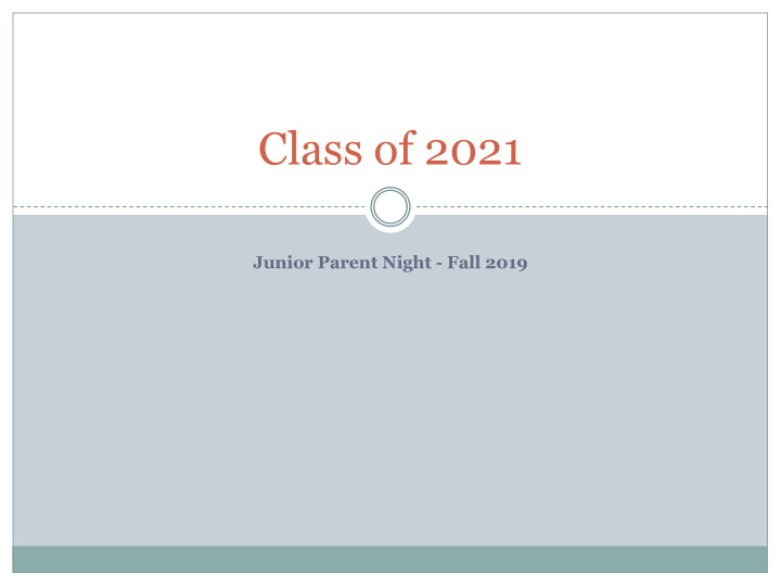 class of 2021