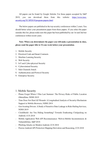 4. Web Security -  Measuring and Analyzing Search Engine Poisoning of Linguistic Collisions,