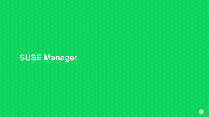 suse manager