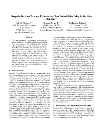Keep the Decision Tree and Estimate the Class Probabilities Using its Decision  Boundary Isabelle