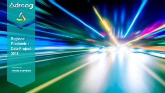 Click to edit Master title style  Click to edit Master title style  Regional  Planimetric  Data