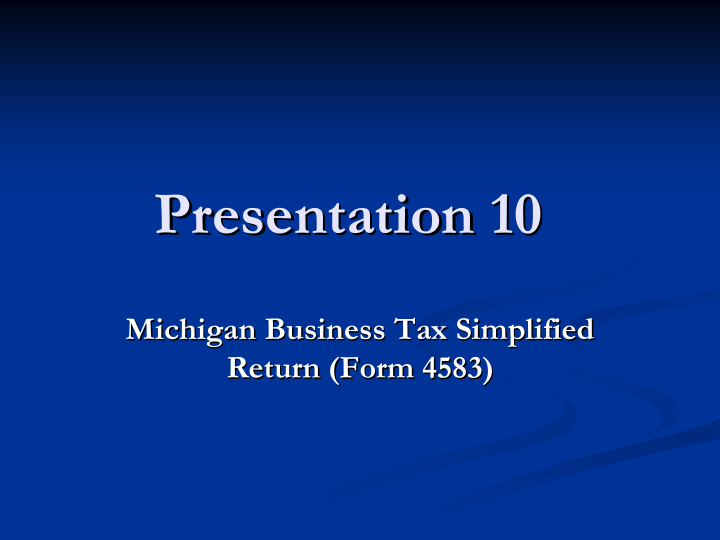 presentation 10 presentation 10