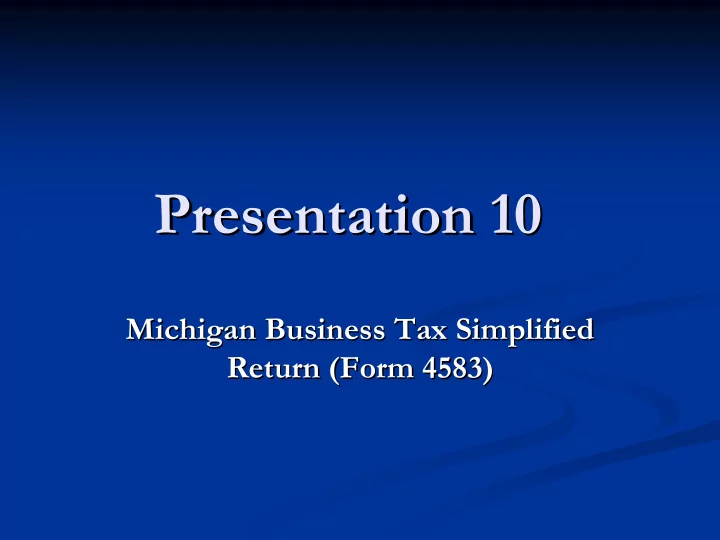 presentation 10 presentation 10