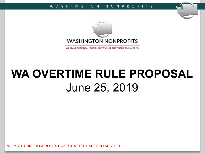 wa overtime rule proposal