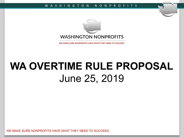 wa overtime rule proposal