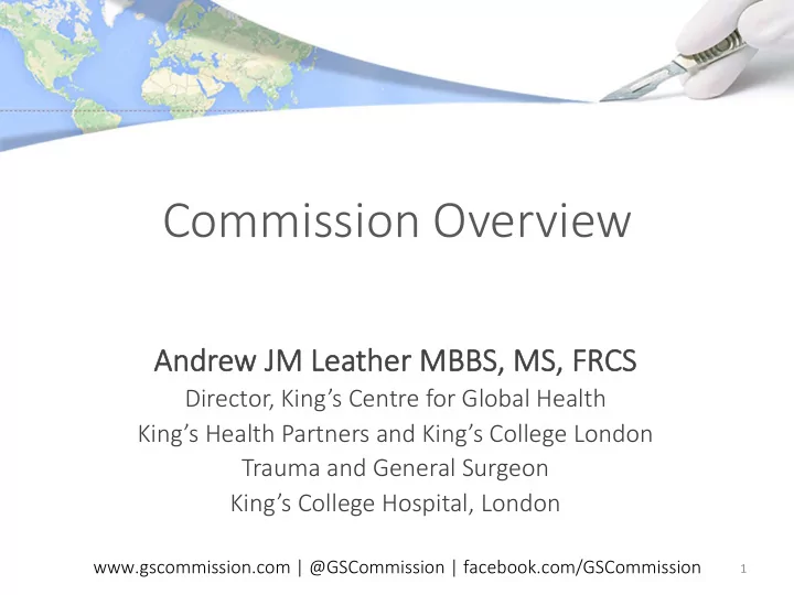 commission overview