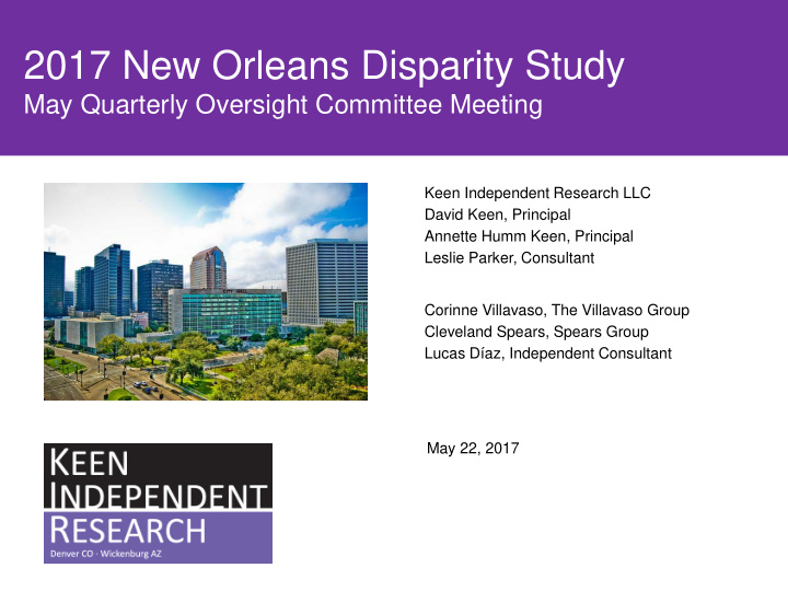 2017 new orleans disparity study