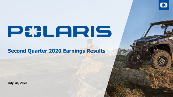 second quarter 2020 earnings results