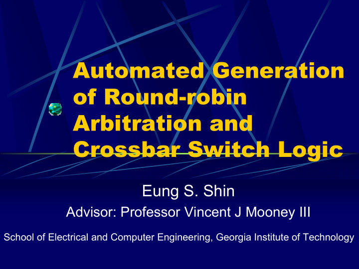 automated generation of round robin arbitration and