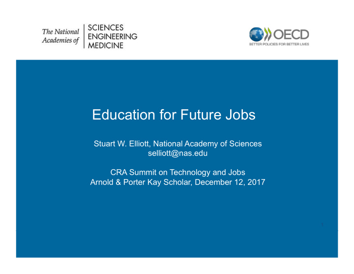education for future jobs