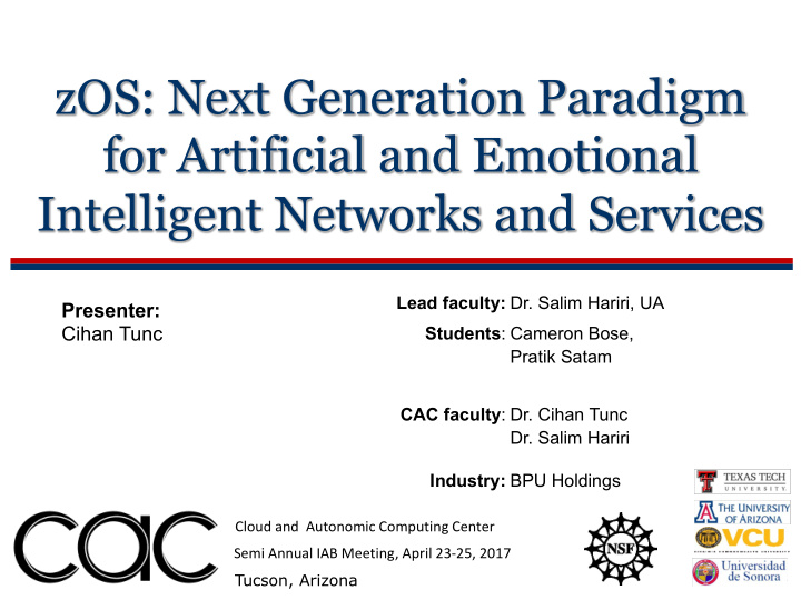 zos next generation paradigm for artificial and emotional
