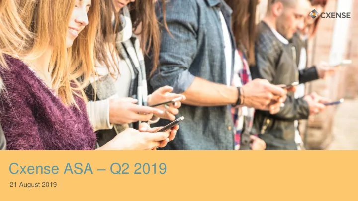 cxense asa q2 2019