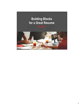 1    This  module  reviews  the  standard  format  you  should  use