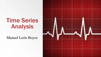 Analysis  Manuel Len Hoyos  Overview  What is Time Series Data?  Index Prices:  Crude Oil