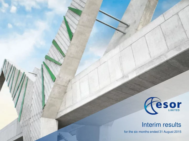interim results