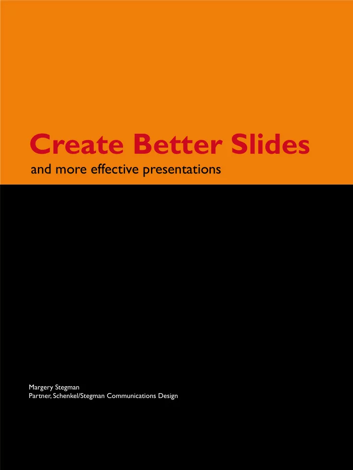 create better slides
