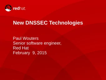 *.fedoraproject.org PGP keys now in DNSSEC  All Fedora Account System users have  a