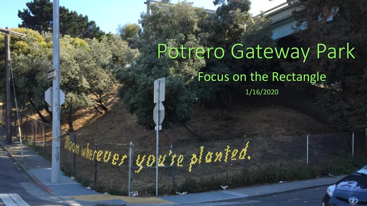 potrero gateway park