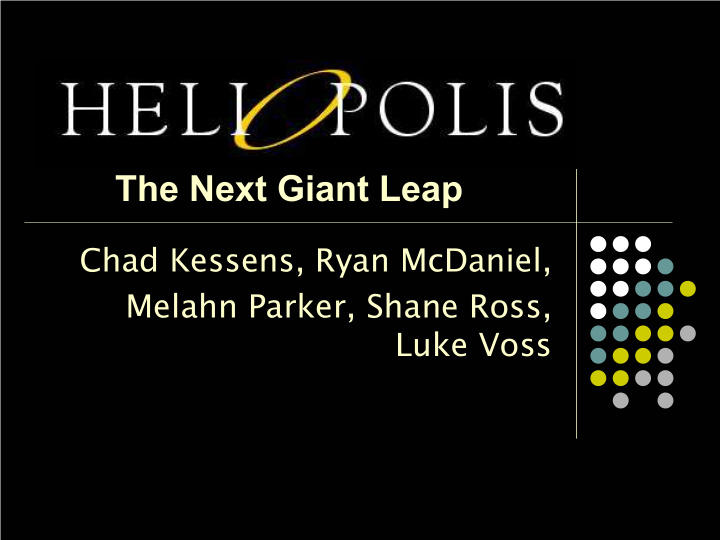 the next giant leap