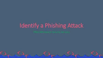 Id  Identify  fy a Phishing Attack  CWU Information Security Services  Id  Identify  fy a Phishing