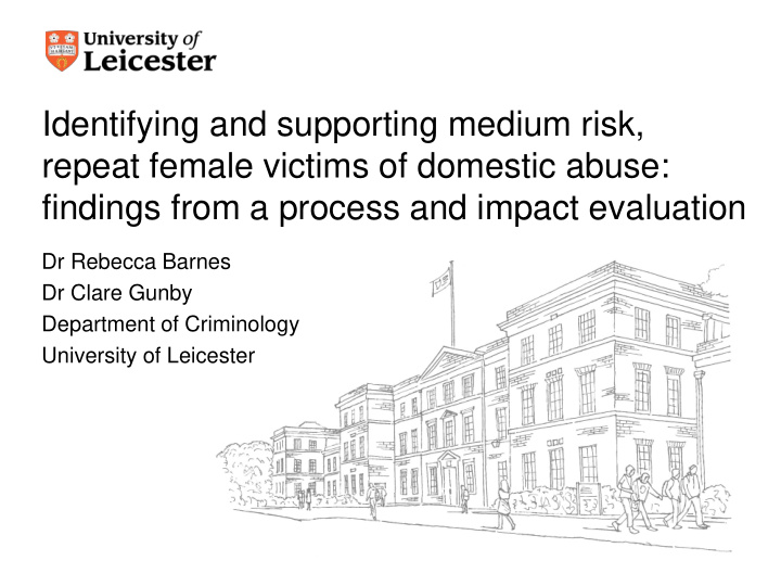 findings from a process and impact evaluation