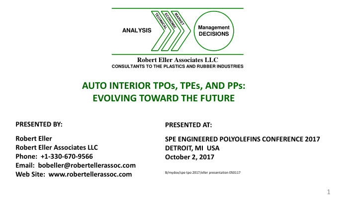 auto interior tpos tpes and pps evolving toward the future