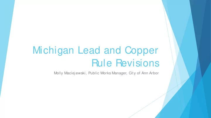 rule revisions