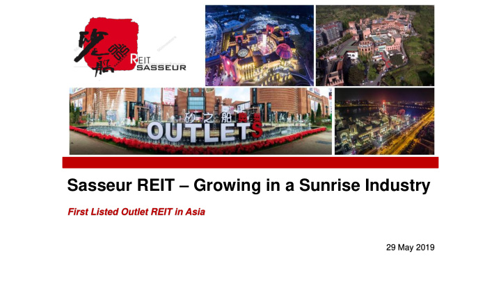 sasseur reit growing in a sunrise industry