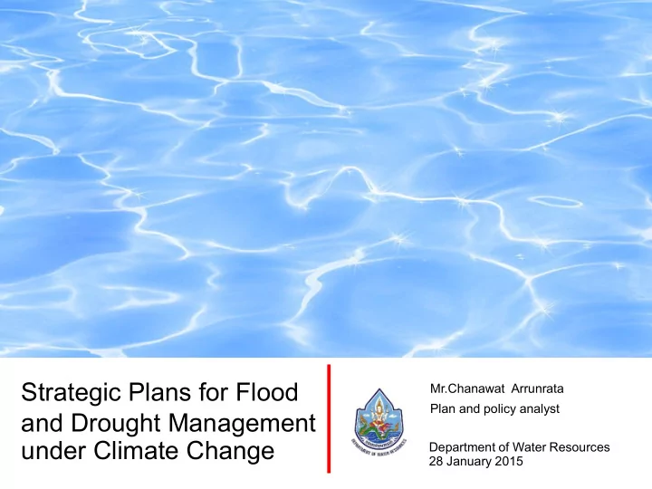 under climate change
