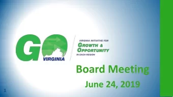 Board Meeting  June 24, 2019  1  2  ECB APPROVALS  ECB APPROVALS  ADMINISTRATIVELY  APPROVED