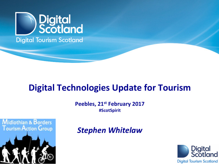 digital technologies update for tourism