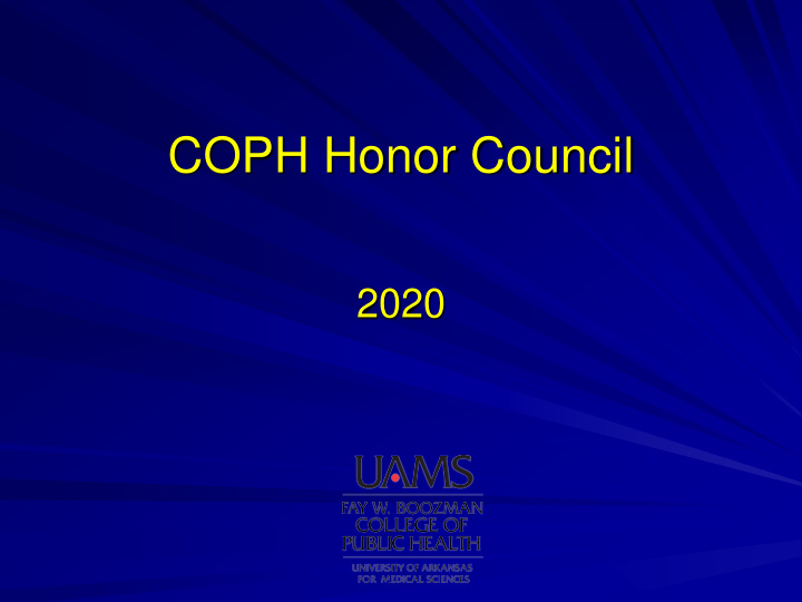 coph honor council