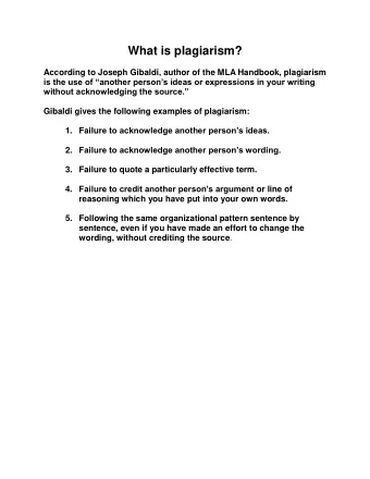 found. 3 .  For each citation use either parenthetical or in-text documentation.  Parenthetical: