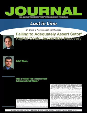 A  creditors state law setoff right can be a  its setoff rights to reduce its claim against the