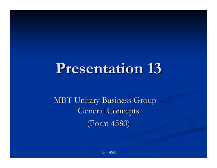 presentation 13 presentation 13